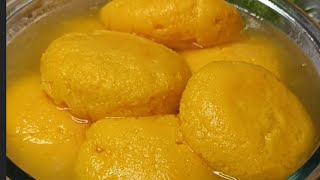 সবচেয়ে সহজে কমলাভোগ মিষ্টি রেসিপি। Komola Bhog Misti Recipe। Bengali Sweet Recipe