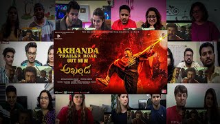 Akhanda Trailer Roar Mass Reaction Mashup | Nandamuri Balakrishna | PragyaJaiswal | #DheerajReaction