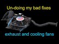 Replacing the exhaust and cooling fans again 1997 Toyota RAV4 (episode 32)