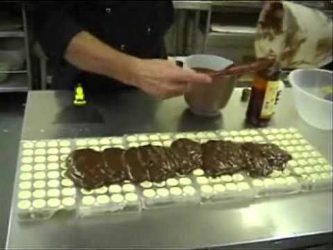 Simon Dunn Chocolatier shows how to make brandy liqueur chocolates... Simon Dunn Chocolatier shows how to make brandy liqueur chocolates...