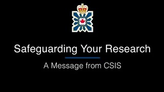 CSIS Research Security Briefing