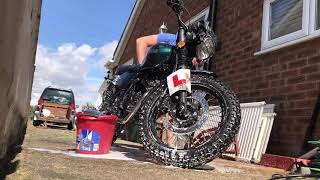 Herald Scrambler 125cc motorcycle Copart Rebuild