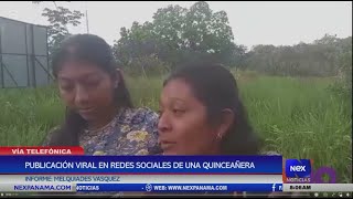 Publicación viral en redes sociales de una quinceañera en Cañazas