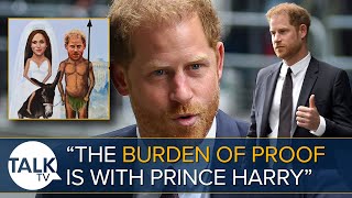 "The Burden Of Proof Is With Prince Harry" As He Faces Court Battle Without Meghan Markle