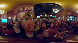 Liverpool 360 reaction to the Salah goal and start of match