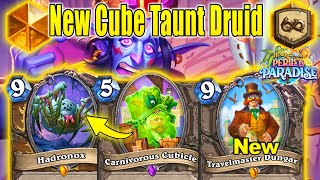 New Cube Taunt Druid Is Actually So Strong With 26 Mana At Perils in Paradise Mini-Set | Hearthstone