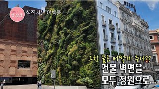 멍밥풀,스페인 마드리드 건물벽면 정원Jardín Vertical Caixaforum,멍밥풀정원으로 돌아오다