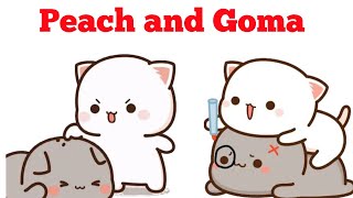 Peachu On Her Way To Irritate Gomu || Peach and Goma || Cute Video