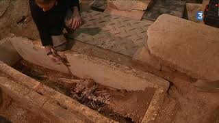 Un sarcophage du VIe ou VIIe siècle mis au jour à Chartres