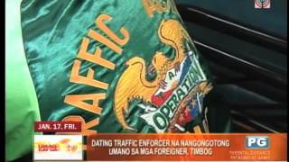 A fake traffic enforcer caught in Pasay