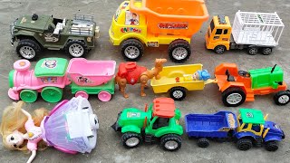 Doll New Tractor Trolley Ke Upar Baith Ke Chinto Minto Ke Ghar Gai | Roce Tractor | pk kids toys .