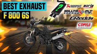 BMW F 800 GS Exhaust Sound🔥Akrapovic,Arrow,Barret,BOS,Delkevic,Dominator,GRmoto,IXIL,LV,MASS,Mivv