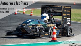 Formula Student Italy 2023 | AutoX 1st Place | WHZ Racing Team