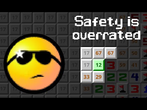 Road To Minesweeper Mastery World Record #3 Safety isn't everything