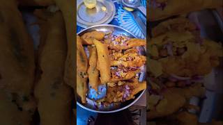 స్ట్రీట్  స్టైల్ మిరపకాయ బజ్జీ #ahaabhiruchi #streetfood #snacks #subscribe #shortvideos