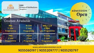 ISBR College Bangalore | Campus Tour | Review | Fees Structure | Placements | Admission Process