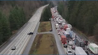 Mudslides close 2 roads in western Washington