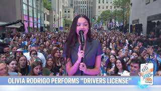 Olivia Rodrigo - Drivers license (today show performance)