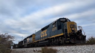 CSX Road Slug 2370 Leads Local L665-26 on 10/26/22