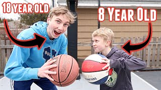 8 year old EXPOSES 18 year old in Trick Shot H.O.R.S.E! | Match Up