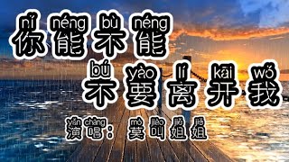 Chinese - 中国語歌ピンイン付き《你能不能不要离开我》learn Chinese with pop song 听歌学中文26莫叫姐姐-你能不能不离开我