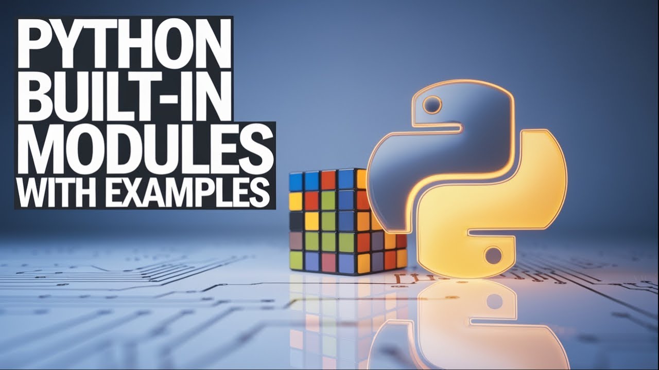 26 Python Built In Modules Explained With Example Youtube
