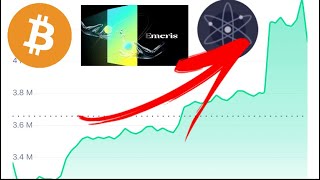 【COSMOS】ビットコイン上昇とCOSMOS関連インターフェースEMERISローンチ前‼︎しゅちゅわんの暗号資産情報