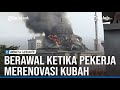 🔴 KILASAN TERKINI : Detik-Detik Kubah Masjid Jakarta Islamic Centre Roboh Setelah Hangus Terbakar