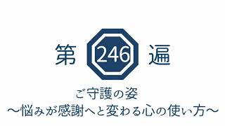 第246遍　ご守護の姿　〜悩みが感謝へと変わる心の使い方〜