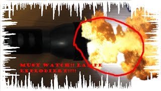 Taschenlampe Explodiert!!! MEGA HEFTIG!! MUST WATCH!! Erstes Video