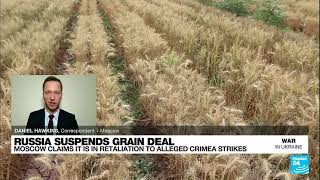 Live: Russia suspends participation in Ukraine grain deal, prompting food crisis concerns