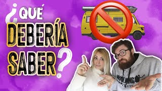 5 cosas que tienes que saber ANTES DE CAMPERIZAR | CAMPERIZACIÓN #07 I Furgoneta MB 210D