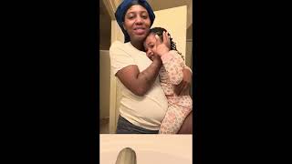 Mommy and terren night time routine #stayathomemom #sicktoddler #contentcreator #explore