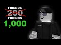 Roblox will increase the Friends Limit