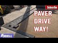 PAVING OVER CONCRETE?! Pavers driveway addition!