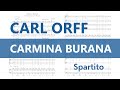 Carl Orff - Carmina Burana (spartito)