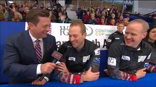 2018 WFG Continental Cup. Two runback doubles by Brad Gushue