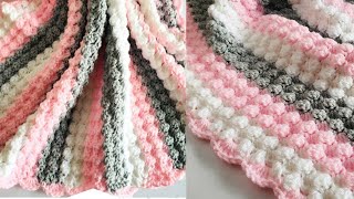 🌿Descubre Como Hacer Una Cobija A Crochet Para Todas Las Temporadas