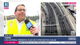 Lima Expresa presenta innovador plan de soluciones claves para la descongestión vehicular