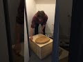 aperçu d installation d une toilette sèche dans un appartement