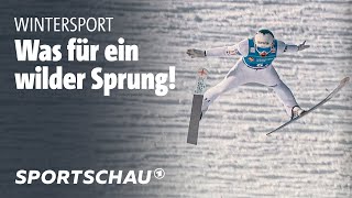 Skispringen in Willingen: Zajcs Sprung lässt Atem stocken | Sportschau