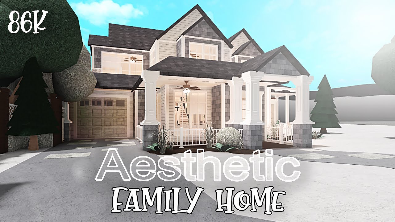 Roblox | Bloxburg: Aesthetic Budget Family Home | 2- Story | House ...