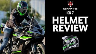 Ignyte IGN 7 Helmet Review: Are Indian Brands Upping Their Game ? #motorcycle #helmet #madeinindia