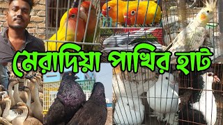 মেরাদিয়া পাখির হাট ঢাকার বনশ্রী এলাকায় প্রতি বুধবার । Meradia Pakhir Hat | Birds Price Bangladesh