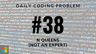 Daily Coding Problem - Problem 38 (N Queens)