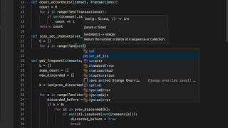 Tutorial 1: Part 3B: Coding the apriori algorithm in Python
