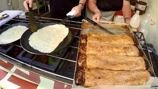 Slovenia Street Food. Crepes and more Traditional Sweets