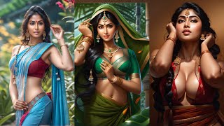 4K Indian Fashion Lookbook - @Pixcelvibe Indian Stunning Styles 24/11/2024-020