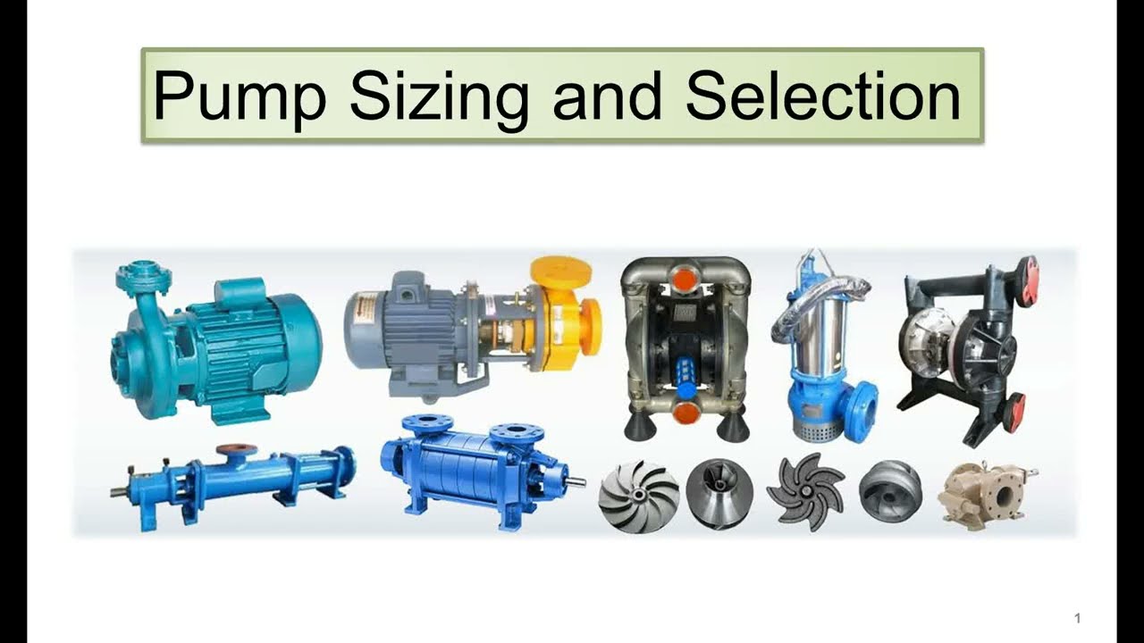 Pump Sizing And Selection - Quick And Easy || Learning Engineering ...