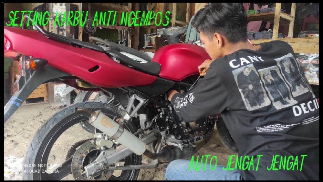 Cara Setting Angin Karburator Ninja Rr - YouTube